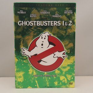 GHOSTBUSTERS 1 & 2 Double Feature Gift Set w/ Scrapbook DVD Widescreen